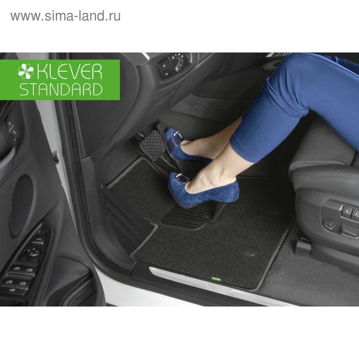 фото Коврики в салон klever standard hyundai solaris 2011-2016, хб., сед., 4 шт. (текстиль)