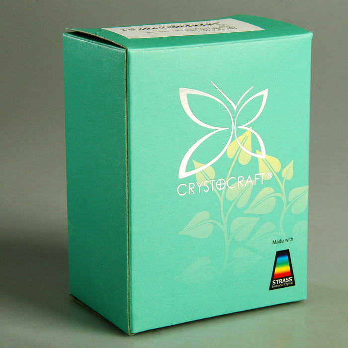 Сувенир «Сапожок», в кольце, 7×3×8 см, с кристаллом Сваровски