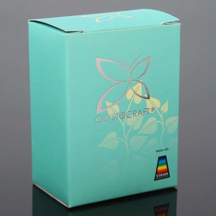 Сувенир «Сани», в кольце, с кристаллом Сваровски