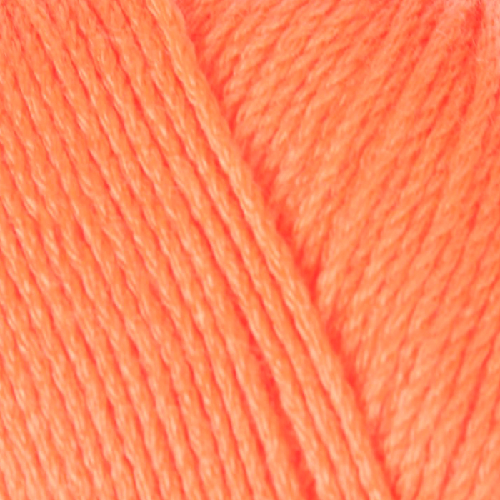Пряжа "Мишель" 100% акрил 240м/100гр ( 0498, ярко-оранжевый)