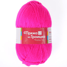 

Пряжа "Мишель" 100% акрил 240м/100гр ( 3060, яркая мальва)
