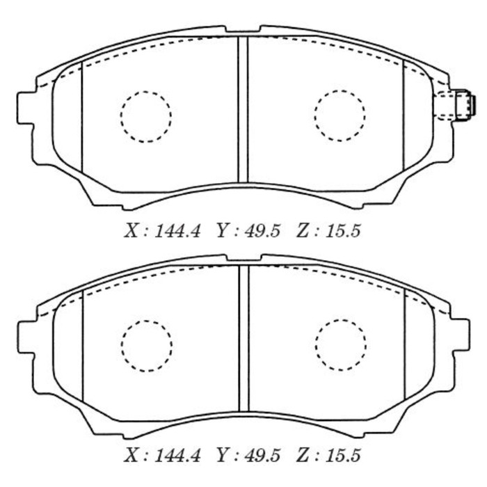 Колодки тормозные Kashiyama D3137M