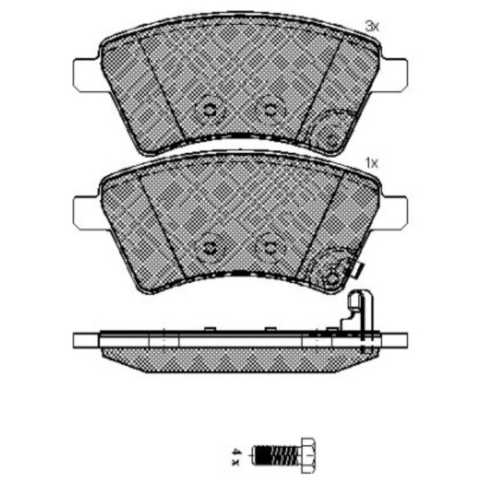 Колодки тормозные Kashiyama D9057M