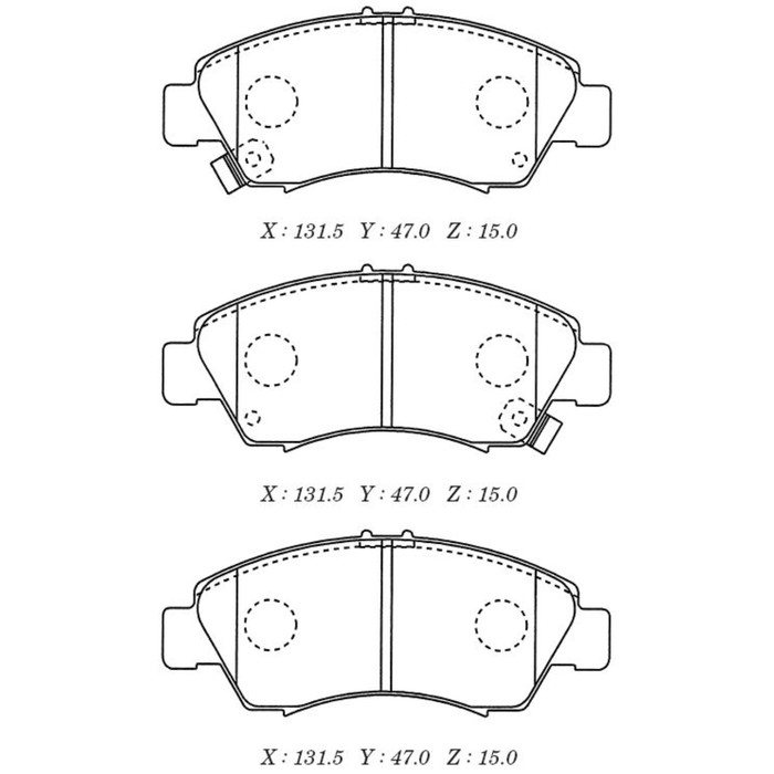 Колодки тормозные Kashiyama D5073M