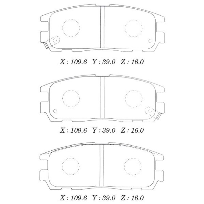 Колодки тормозные Kashiyama D4034M