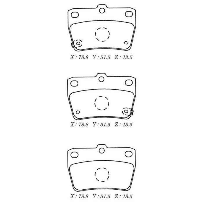 Колодки тормозные Kashiyama D2188M