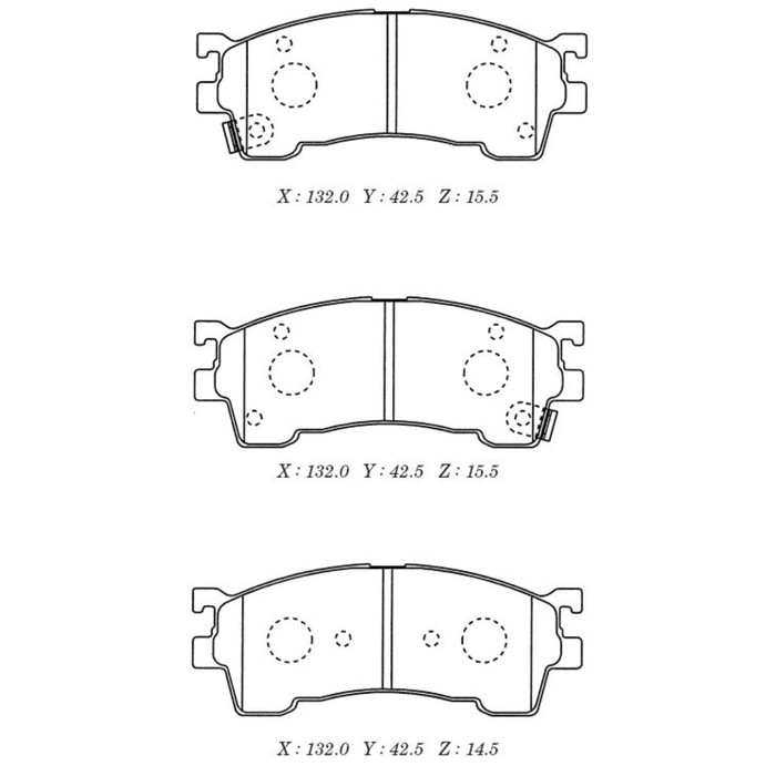 Колодки тормозные Kashiyama D3084M