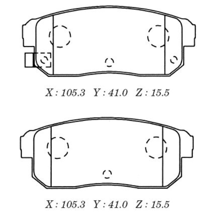 Колодки тормозные Kashiyama D1239M