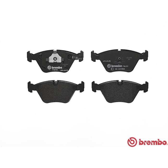 Колодки тормозные BREMBO P06012