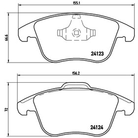 

Колодки тормозные BREMBO P44020
