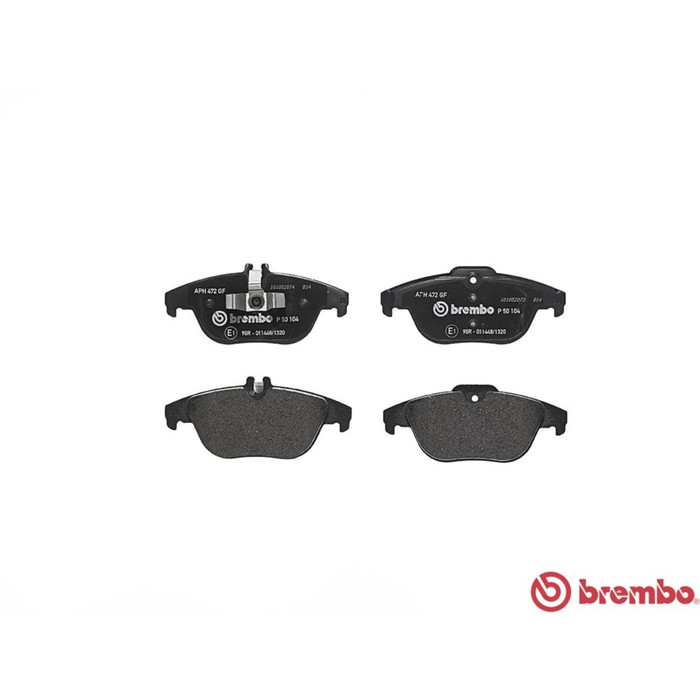 Колодки тормозные BREMBO P50104