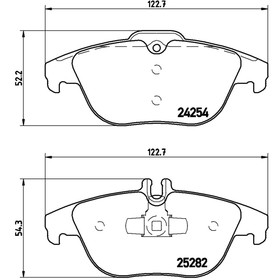 

Колодки тормозные BREMBO P50104