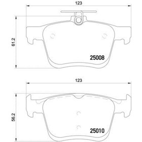 

Колодки тормозные BREMBO P85125