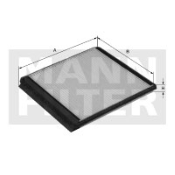 Фильтр салонный MANN-FILTER CU2736-2