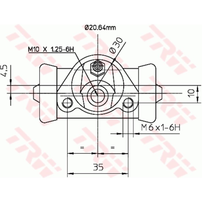 Цилиндр тормозной рабочий TRW BWF150