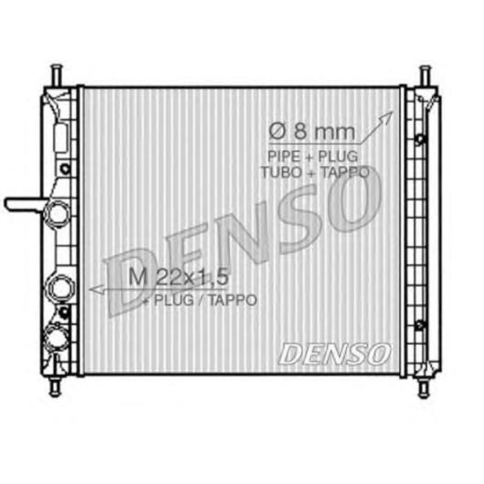 Радиатор охлаждения двигателя Denso DRM09150