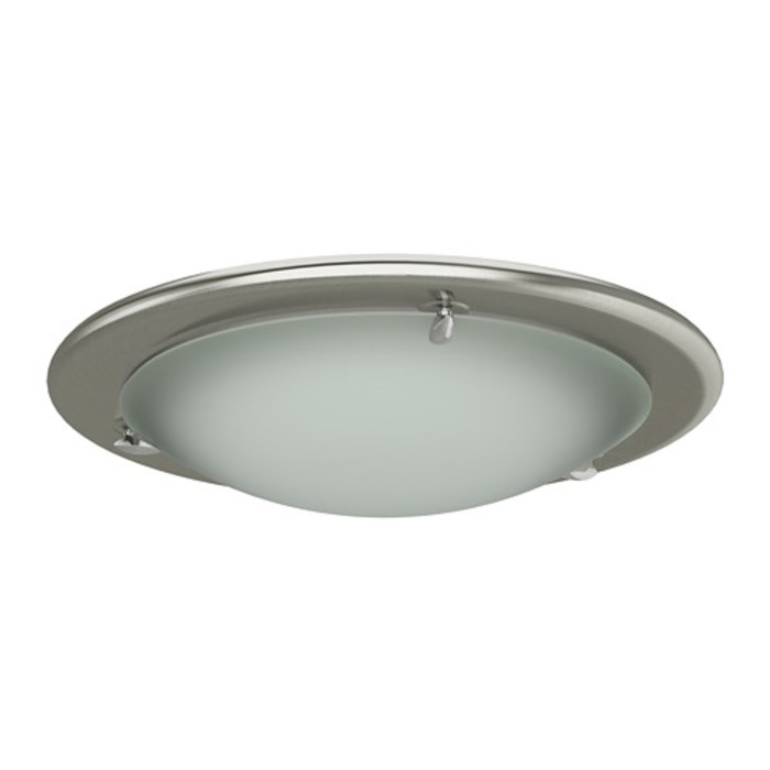 Светильник настенно потолочный ПУЛЬТ 1x60Вт Е27 никель 31x31x8см