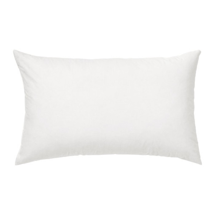 Подушка ФЬЕДРАР, размер 40х65 см, цвет белый