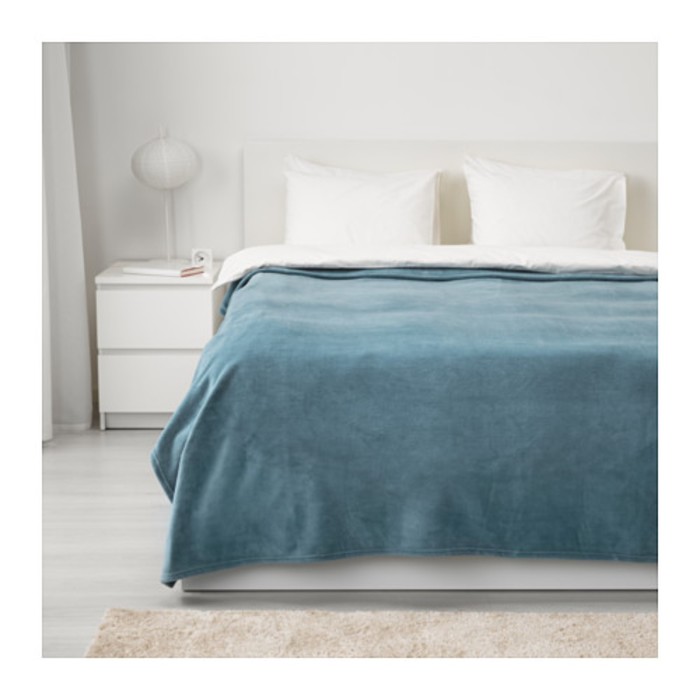 Покрывало ТРАТТВИВА, размер 230х250 см, цвет голубой