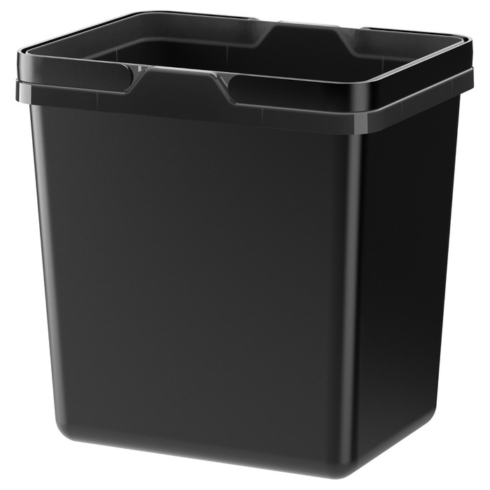 Ящик для сортировки мусора ВАРЬЕРА, черный