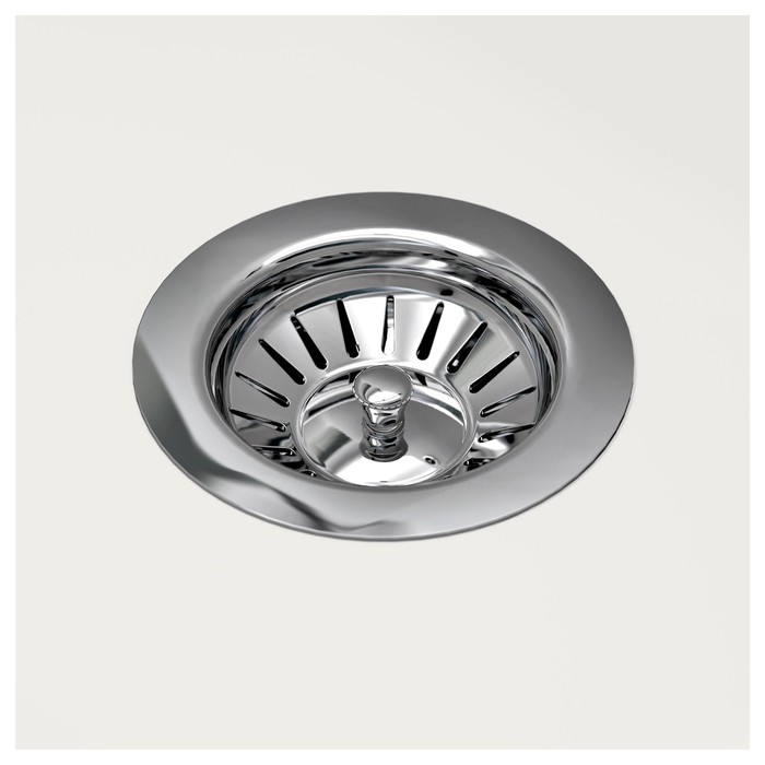 Мойка кухонная "Хэллвикен", врезная, кварцевый композит, цвет белый