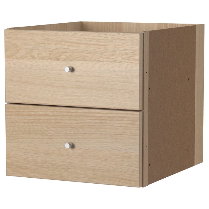 Вставка с 2 ящиками КАЛЛАКС, под беленый дуб