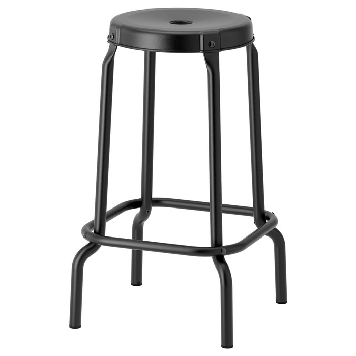 Табурет барный РОСКУГ, черный