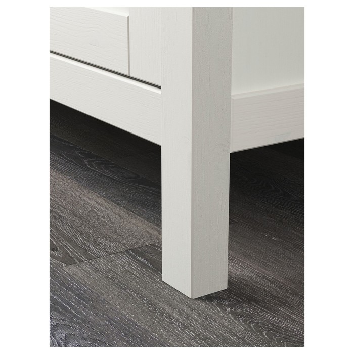 Гардероб с 2 раздвижными дверцами ХЕМНЭС, белая морилка