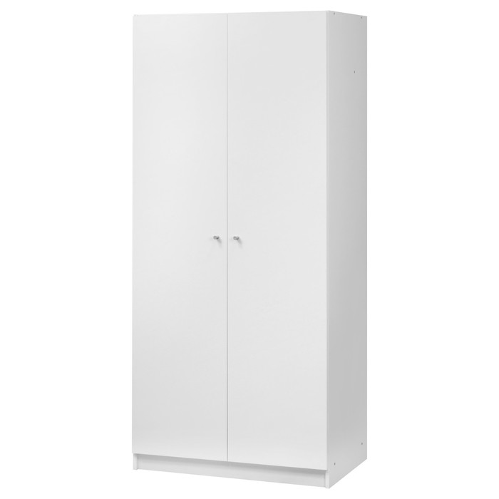 Гардероб БОСТРАК, 80x50x180 см, белый