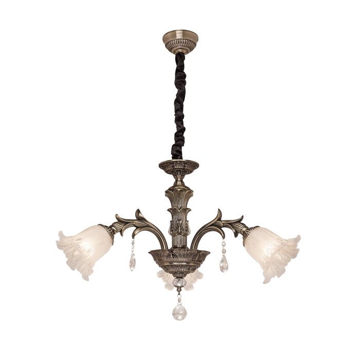 Люстра подвесная "Gioconda" 3x60Вт Е14 бронза 80x80x45-85см