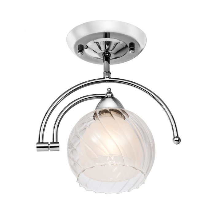 Люстра настенно-потолочная  "Sfera" 1x60Вт E27 хром 26x15,5см