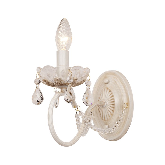 Бра "Laurita" 1x60Вт Е14 белый 25x11x20см