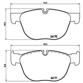 

Колодки тормозные BREMBO P06049