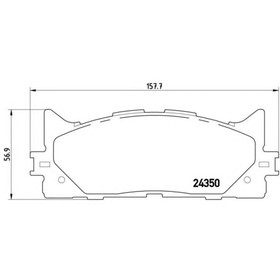 

Колодки тормозные Brembo P83117