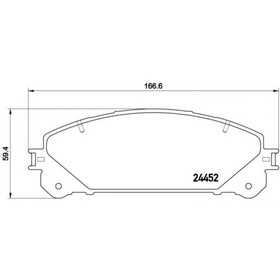 

Колодки тормозные Brembo P83145