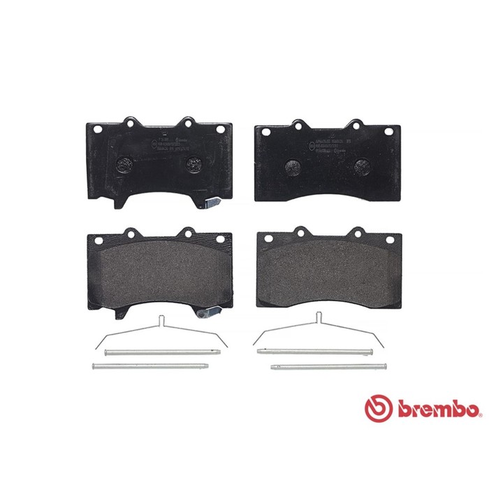 Колодки тормозные BREMBO P56081
