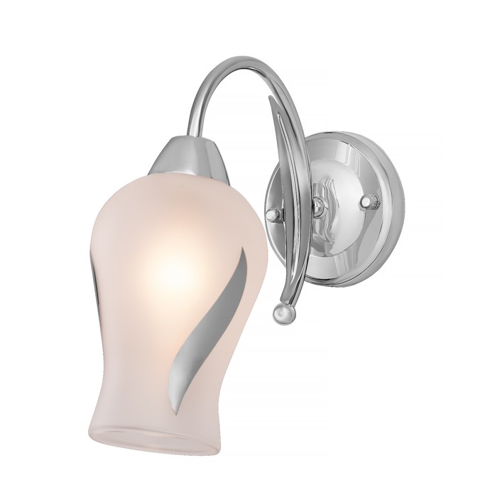 Бра "Lorian" 1x60Вт Е14 хром 25x12x28см