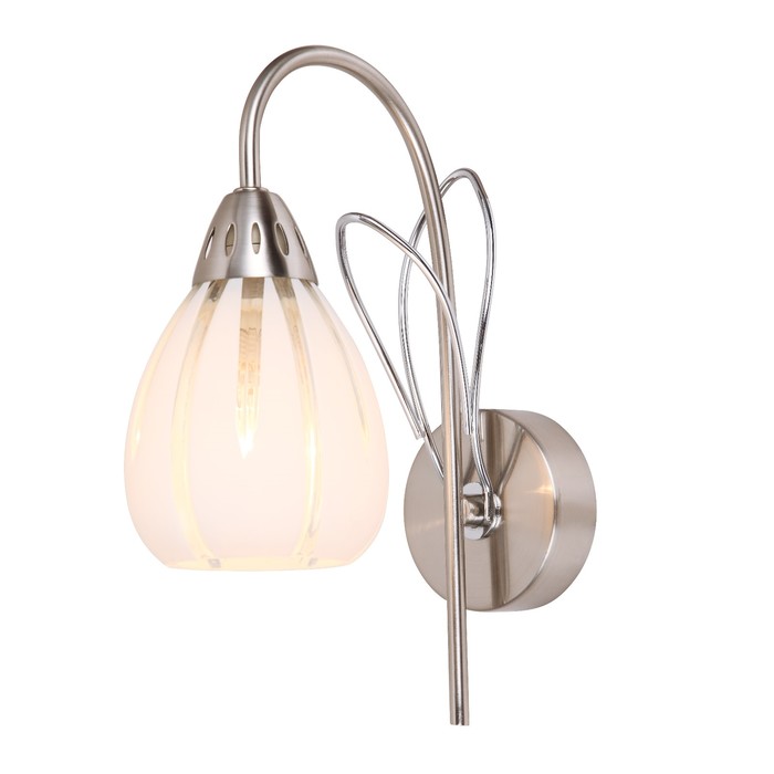 Бра "Avallon" 1x60Вт Е14 матовый хром 20x10x25см