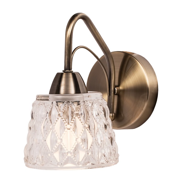 Бра "Alsu " 1x60Вт E14  бронза 22x10x22см