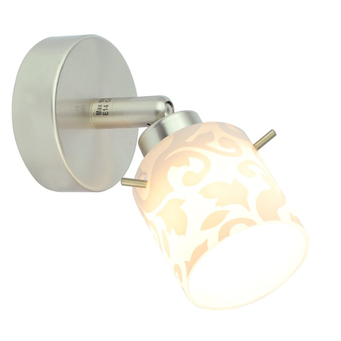 Люстра Спот "Orchid" 1x40Вт G9 матовый хром 13x8x13см