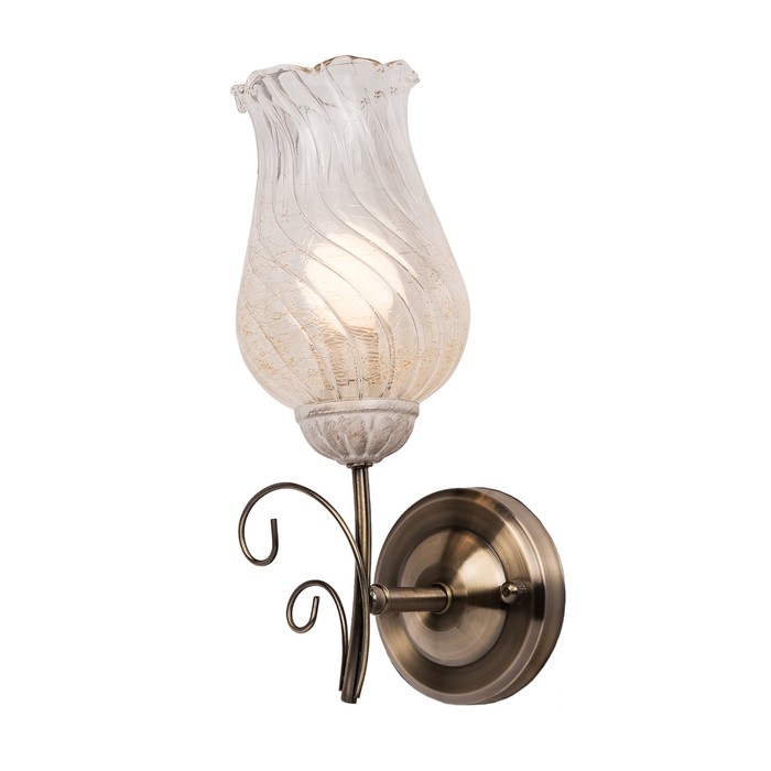 Бра "Munich" 1x60Вт Е14 бронза 13x12x30см