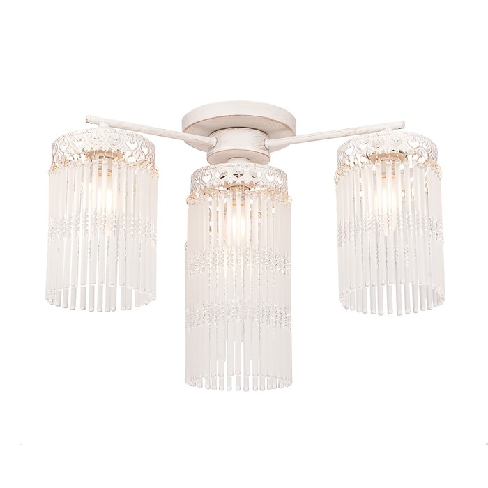 Люстра потолочная "Venezia" 4x60Вт Е14 белый 50x50x35см