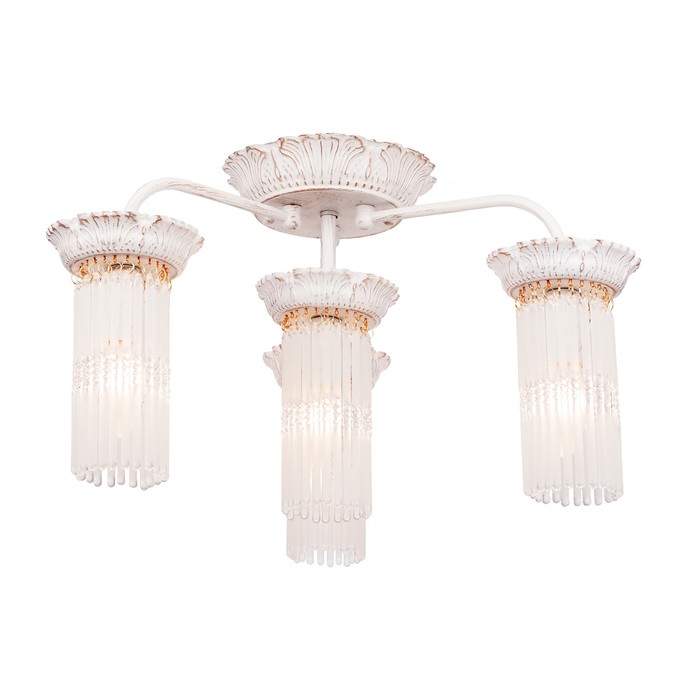 Люстра потолочная "Venezia" 4x60Вт Е14 белый 50x50x29см