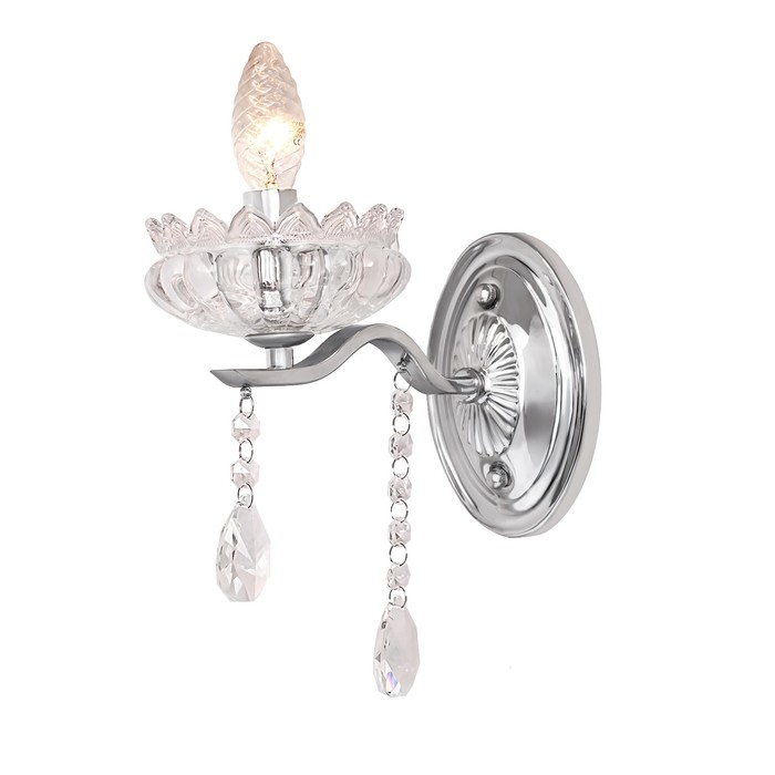 Бра "Venere" 1x60Вт Е14 хром 24,5x12x24см