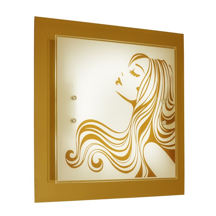 Люстра "Kiss" 20Вт LED золото 9x40см