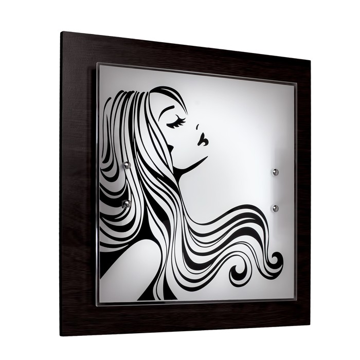 Люстра "Kiss" 20Вт LED венге 9x40см