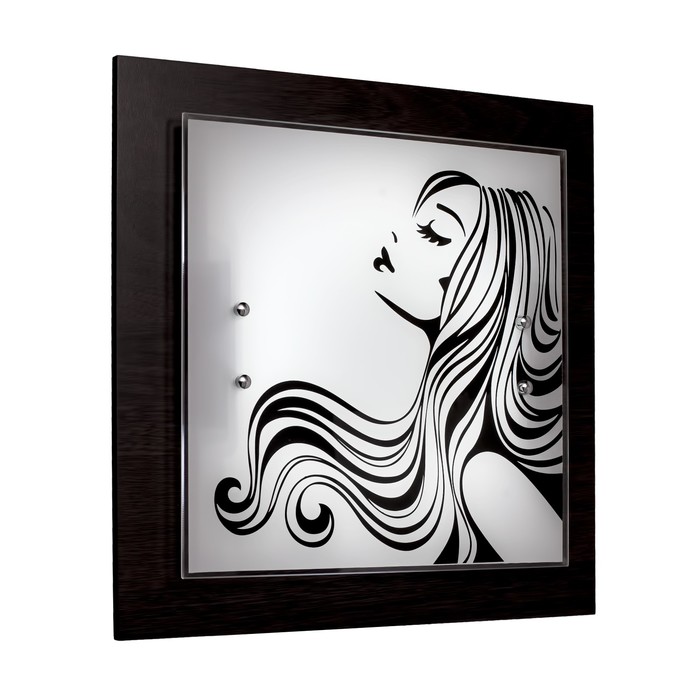 Люстра "Kiss" 20Вт LED венге 9x40см