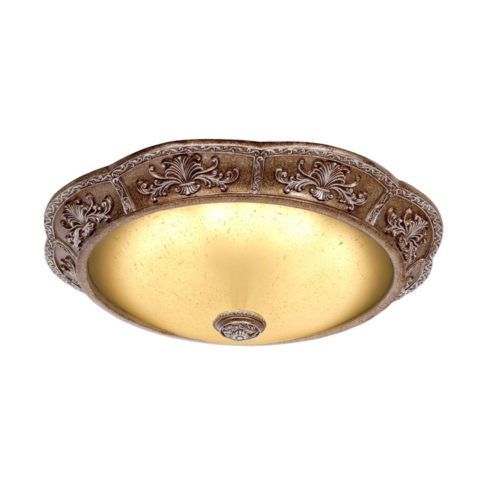 Люстра "Louvre" 18Вт LED коричневый 39x39x10см