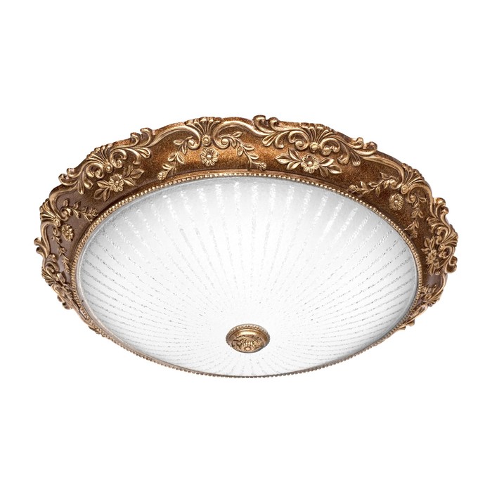 Люстра "Louvre" 24Вт LED темное золото 49x49x13см