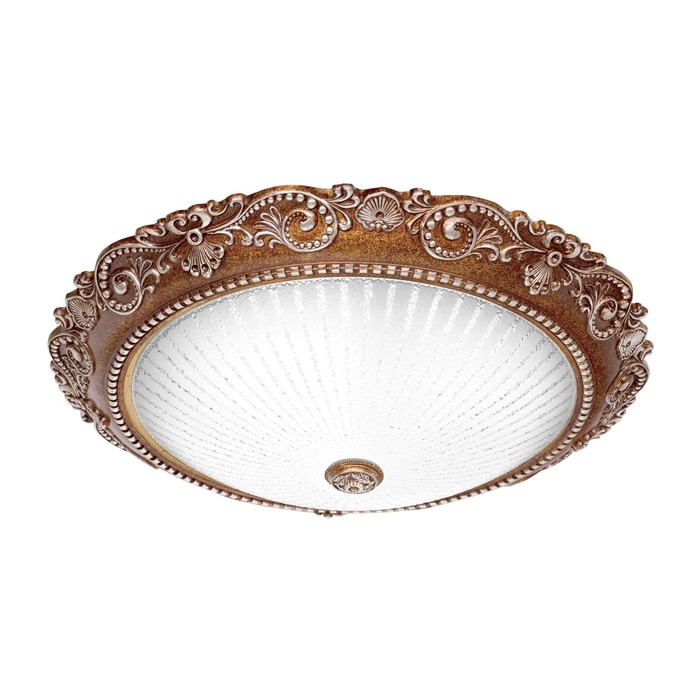 Люстра "Louvre" 18Вт LED коричневый 39x39x10см